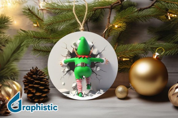 3D Cute ELF Christmas Ornament B 139 Illustrations Review