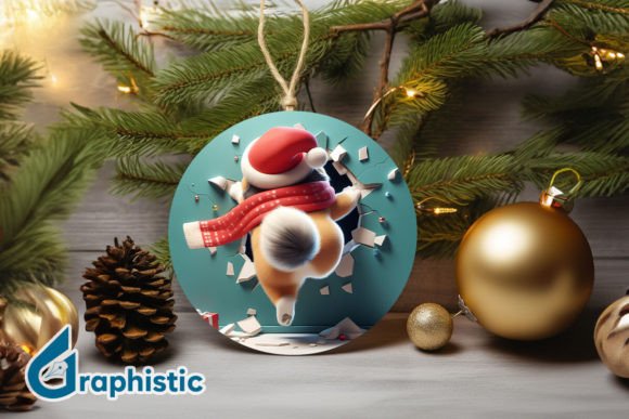 3D Dog Christmas Ornament Back 33 Review