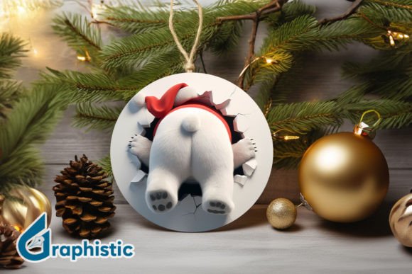 3D Polar Bear Ornament B 101: Illustrations Review