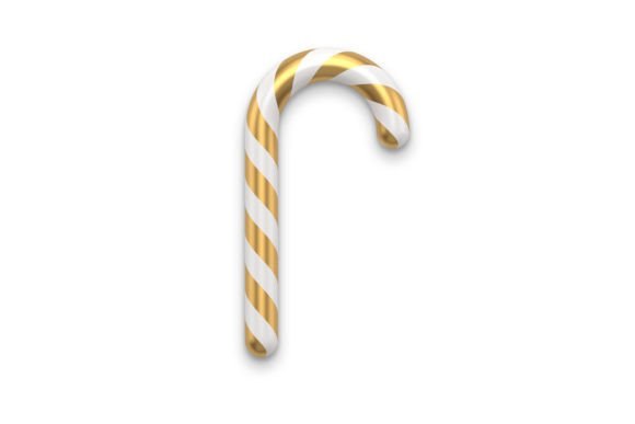 Christmas Candy Cane 3d Illustration Review