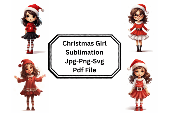 Christmas Girl Sublimation: Illustrations Review