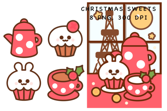 Christmas Sweets Sticker: Illustrations Review