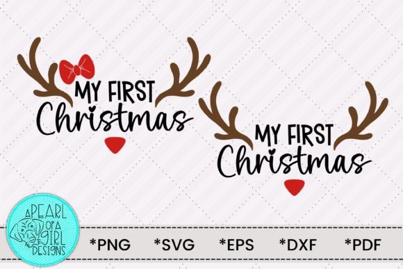 My First Christmas Svg, Reindeer Svg: Illustrations Review