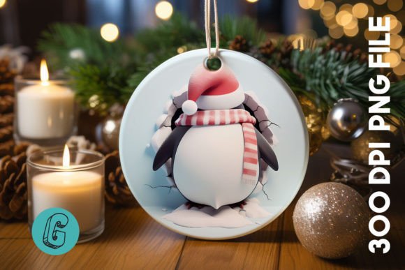 Penguin Christmas Ornament Back 87 Illustrations Review