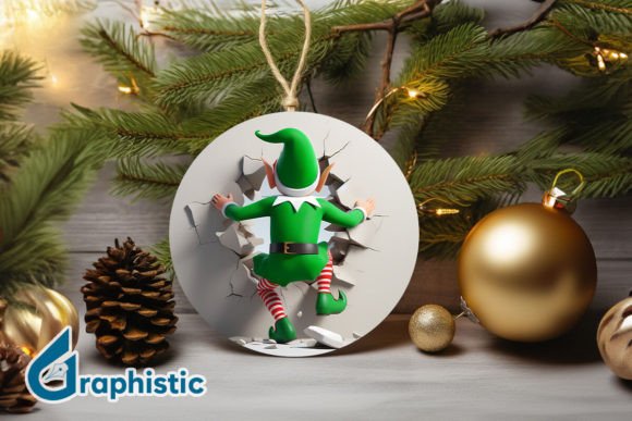 Review: 3D Cute ELF Christmas Ornament B 127