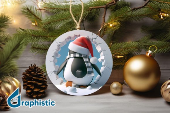 Review: 3D Penguin Christmas Ornament Back 91 for Holiday Stitching