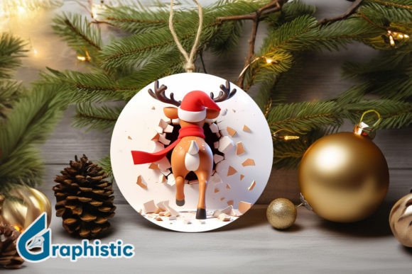Review: Reindeer 3D Christmas Ornament Back 37