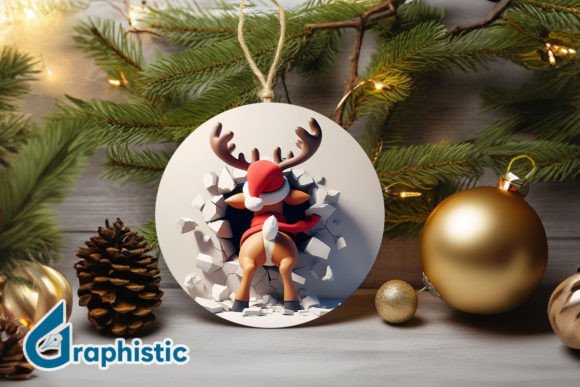 Review: Reindeer 3D Christmas Ornament Back 39
