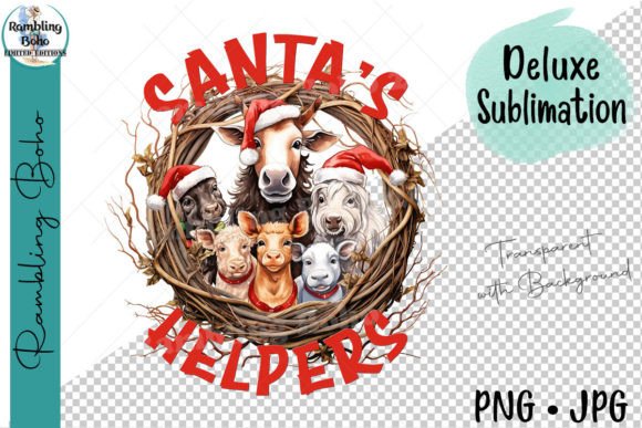 Reviewing Christmas Farm Animals: Santa’s Helpers Design
