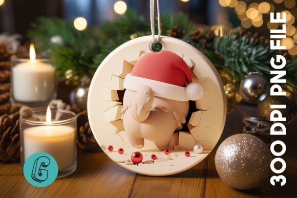 Reviewing Cute Cat Christmas Ornament Back 11