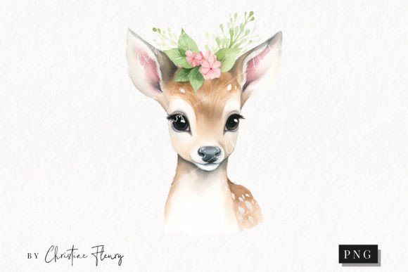 Reviewing Pastel Watercolor Christmas Deer Clipart for Embroidery