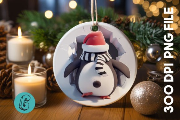 Reviewing Penguin Christmas Ornament Back 95 for Holiday Projects