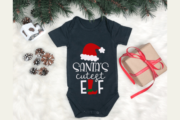 Santa's Cutest Elf SVG: Illustrations for Blogs